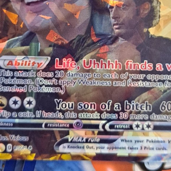 Jeff Goldblum Pokemon Card - Picture 9 of 10